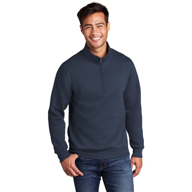Port & Company Core Fleece 1/4-Zip Pullover Sweatshirt, custom hoodie or sweatshirt with logo imprint 57