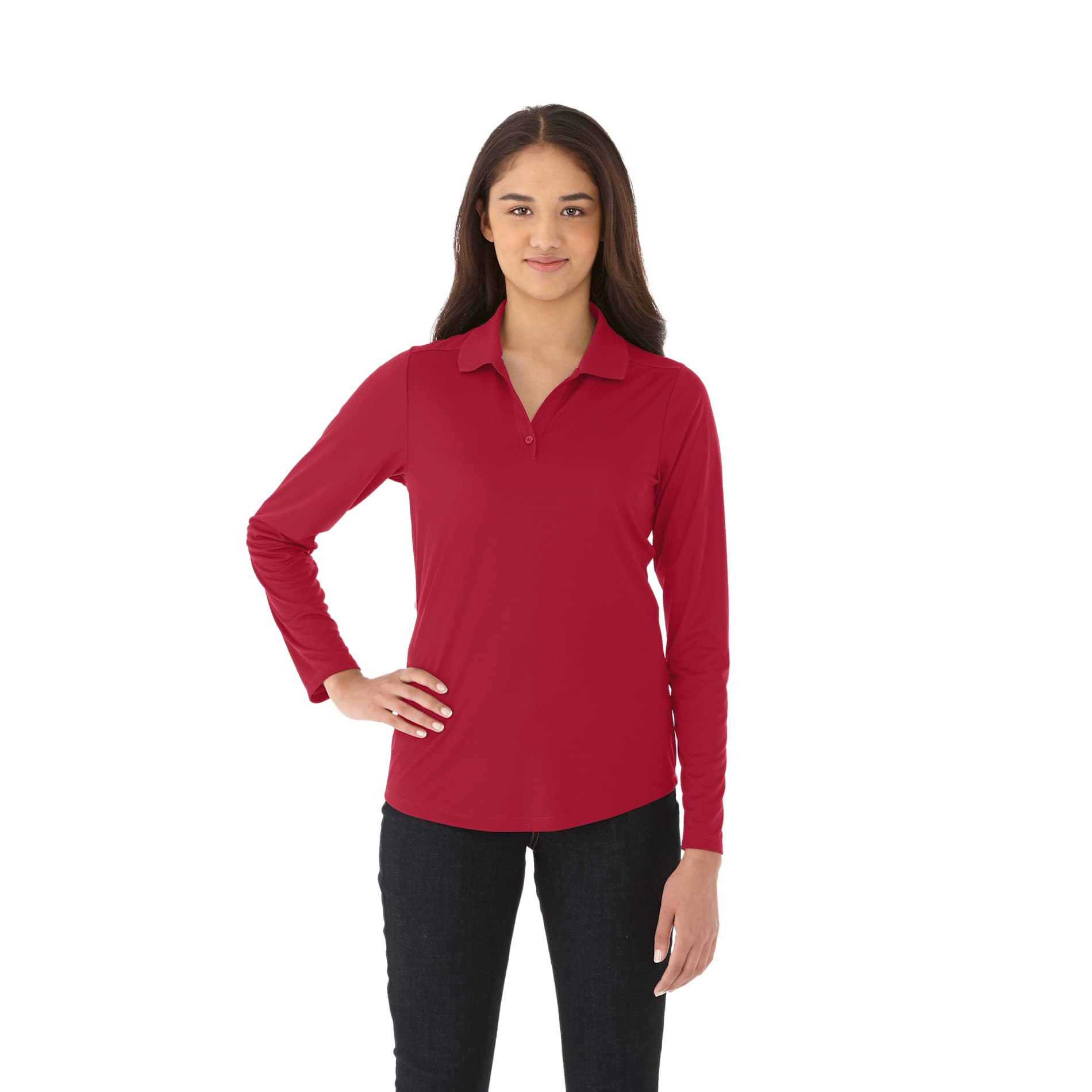Women's Mori Long Sleeve Polo 46