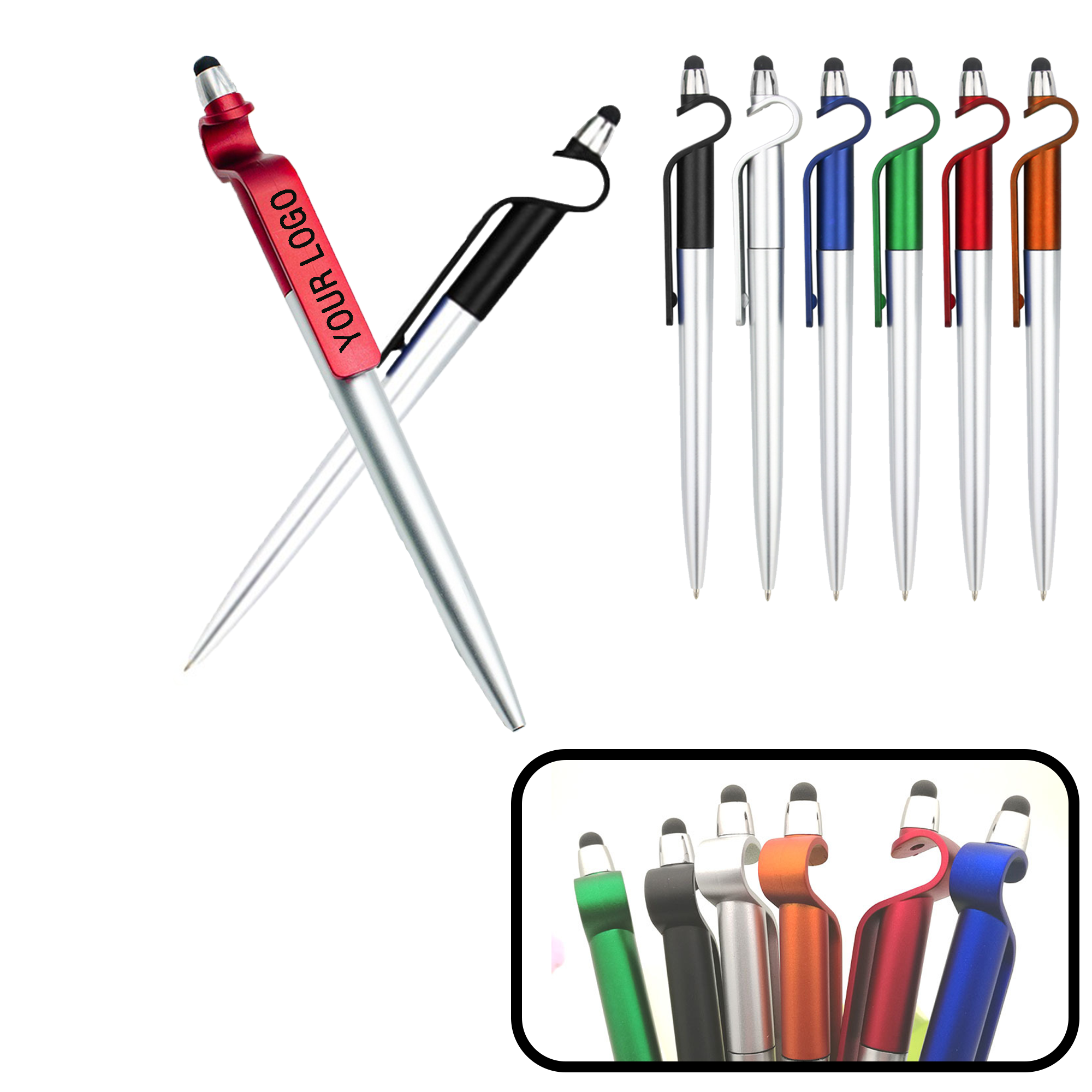 MOQ 20 PCS Ballpoint Pen With Stylus 2