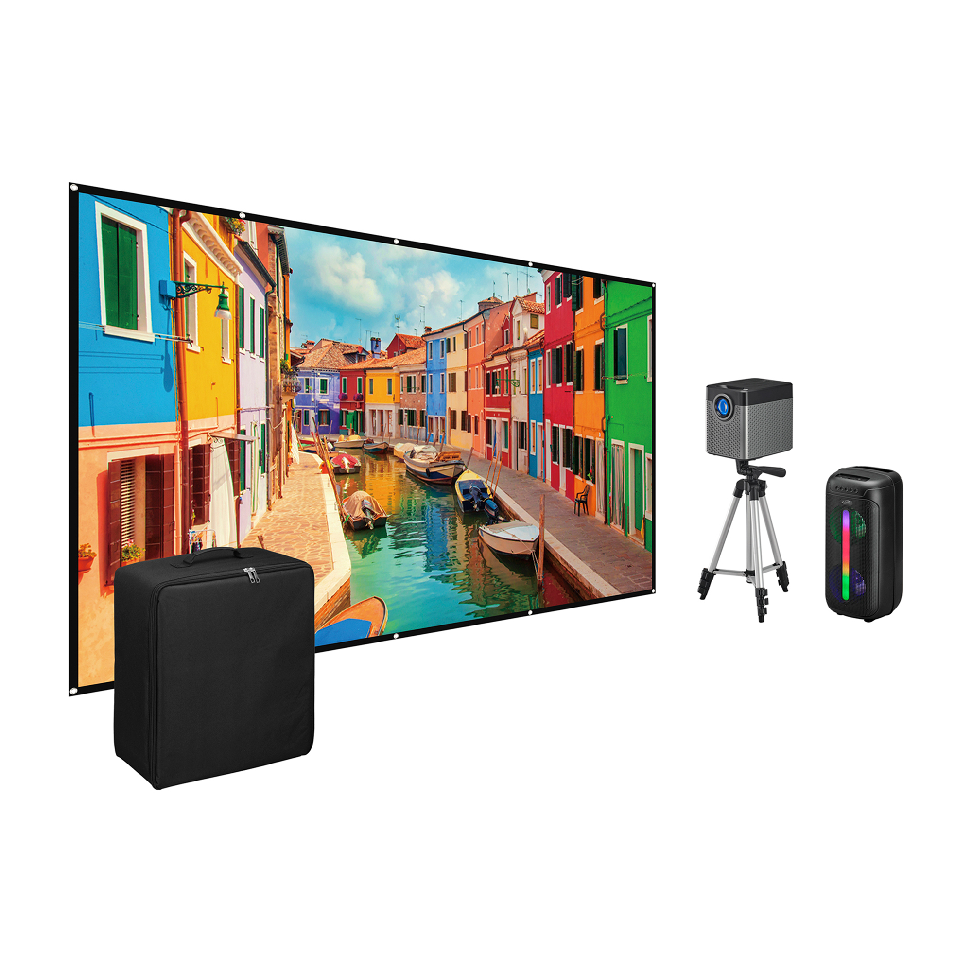 iLive™ Cinema Pop-Up Movie Theater Kit 3