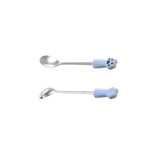 Ceramic Paw Shaped Steel Spoon 5