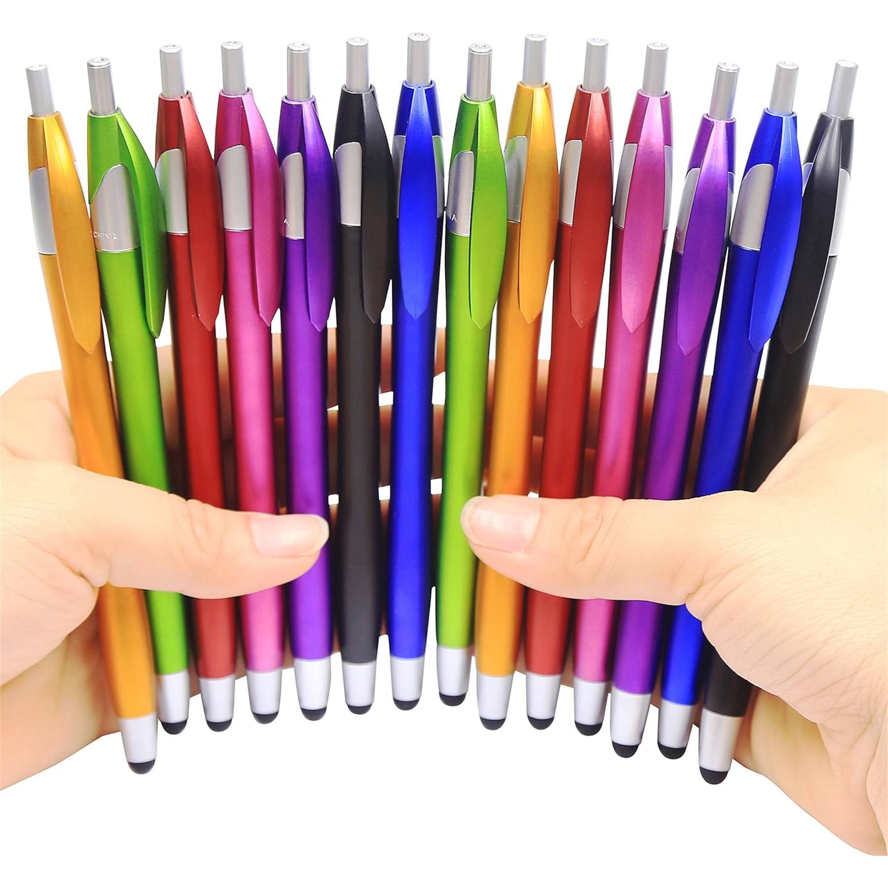 Slim Ballpoint Pen with Stylus 6