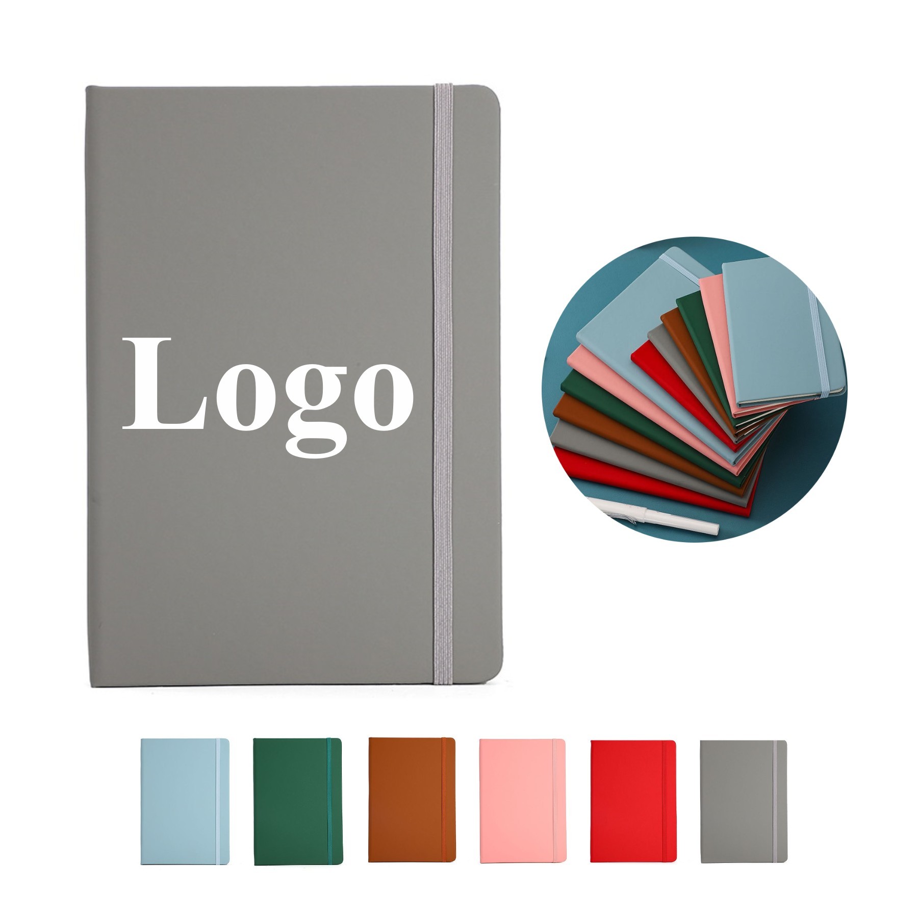 Portable A6 Lined Paper Notebook