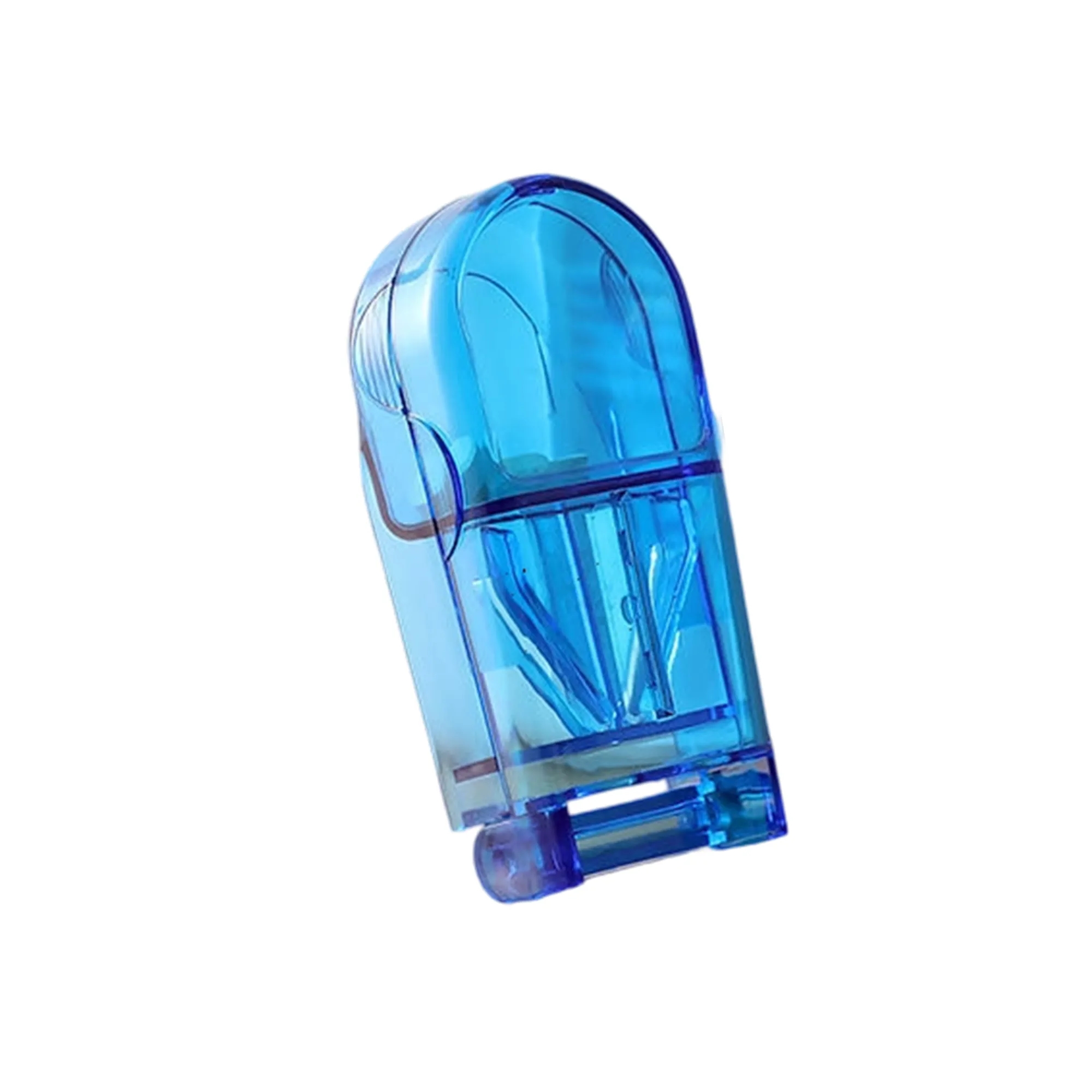 Travel Pill Organizer with Safe Cutting Blade Compact 4