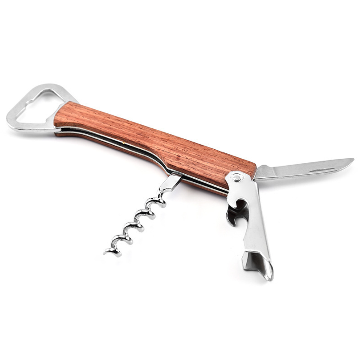 Multi-Function Wooden Bottle Opener 2