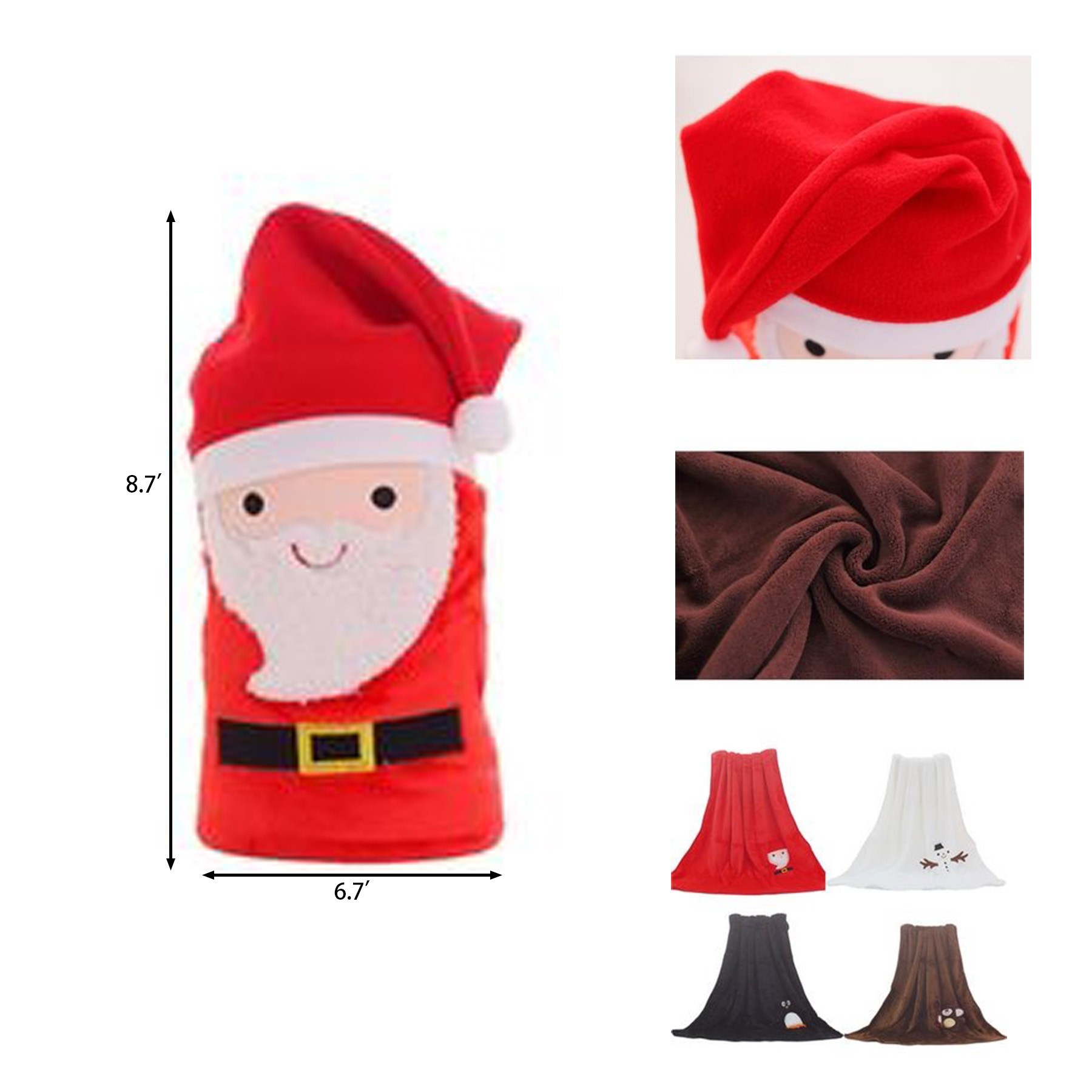 Christmas Doll Rollup Blanket 2
