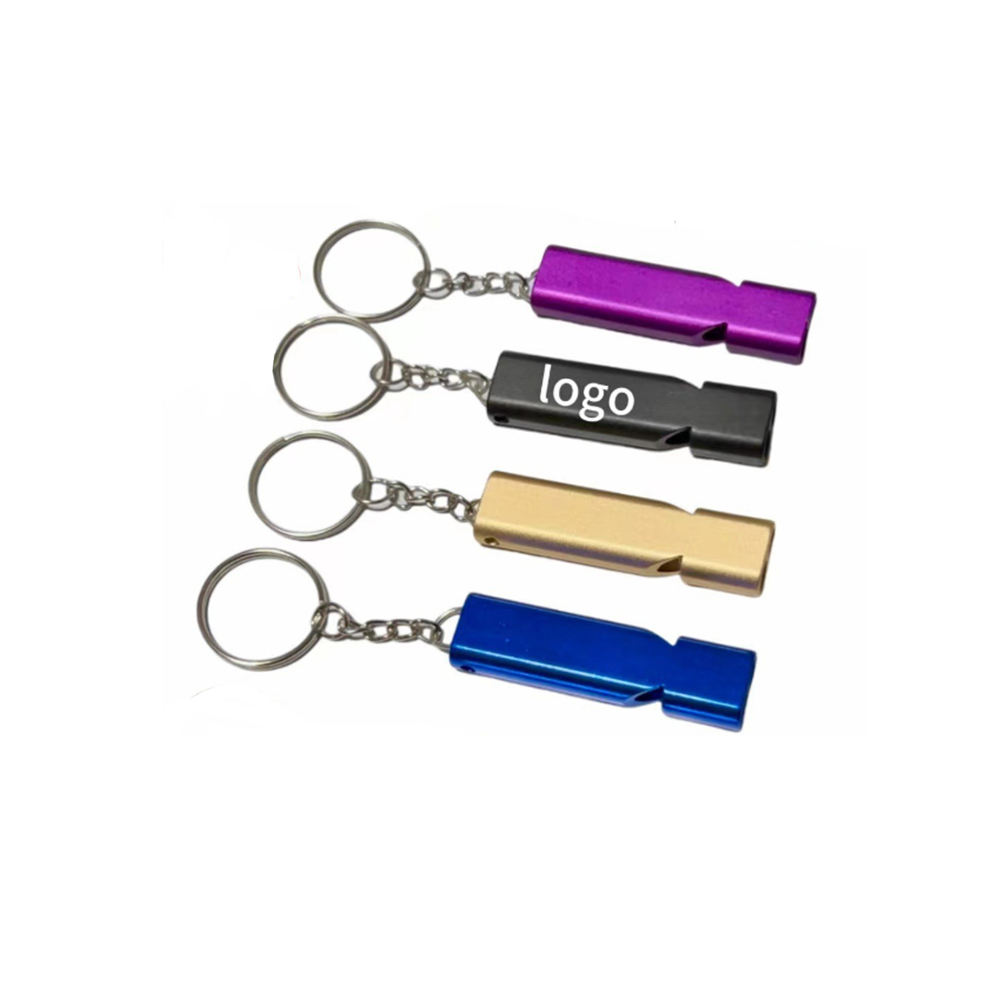 Aluminum Whistle with Key Ring 3