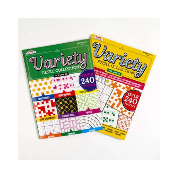 Variety Puzzle Books - Assorted Games Two Titles 1
