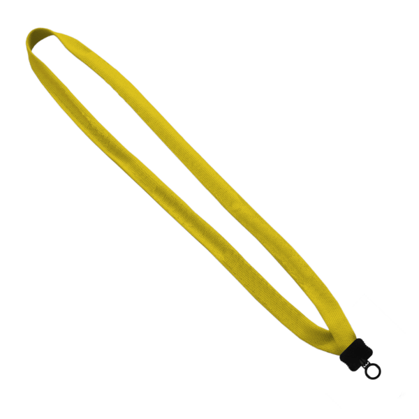 5/8" Polyester Lanyard with Plastic Clamshell & O-Ring 30