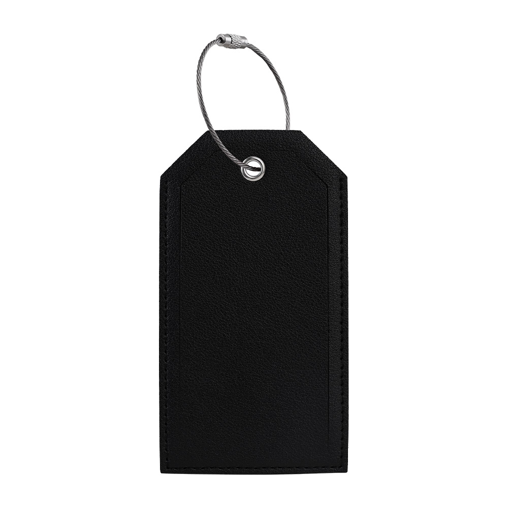 Soft Vegan Leather Luggage Tag 5