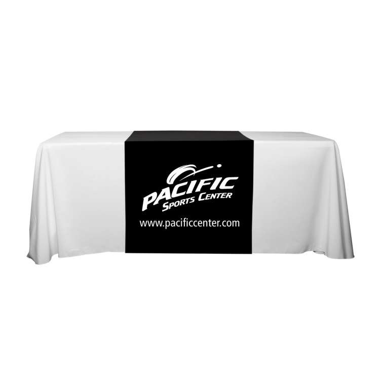 "Roger Eight" 90" L Table Runners (One Color Print) / Accommodates 3 ft Table and Larger 14