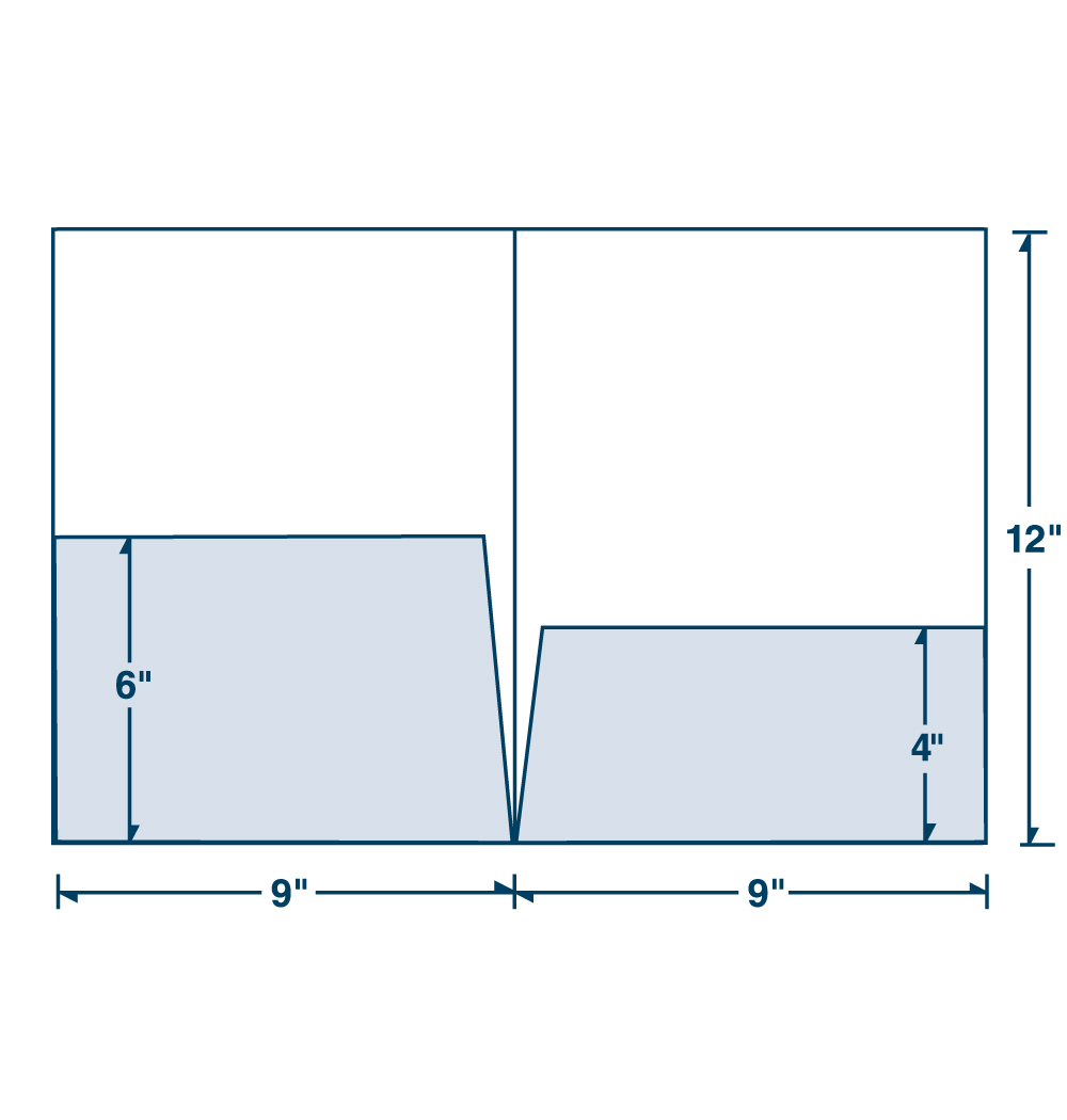 Large Presentation Folder with Tall and Regular Pocket 6