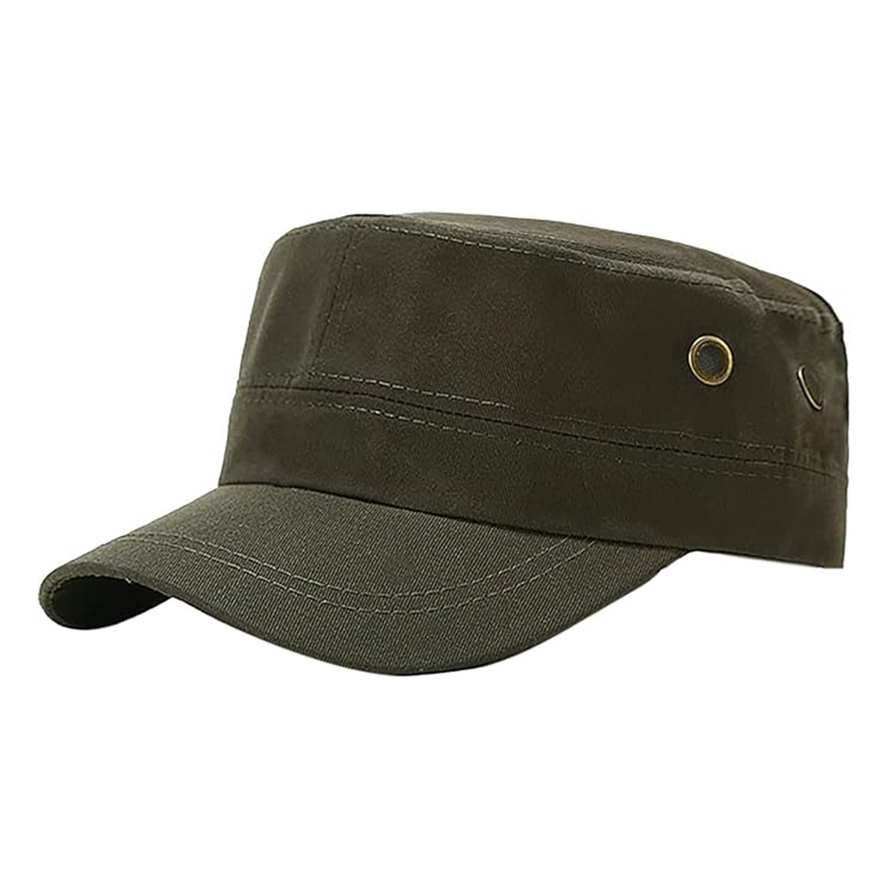 Unisex Cotton Basic Cadet Army Cap 4