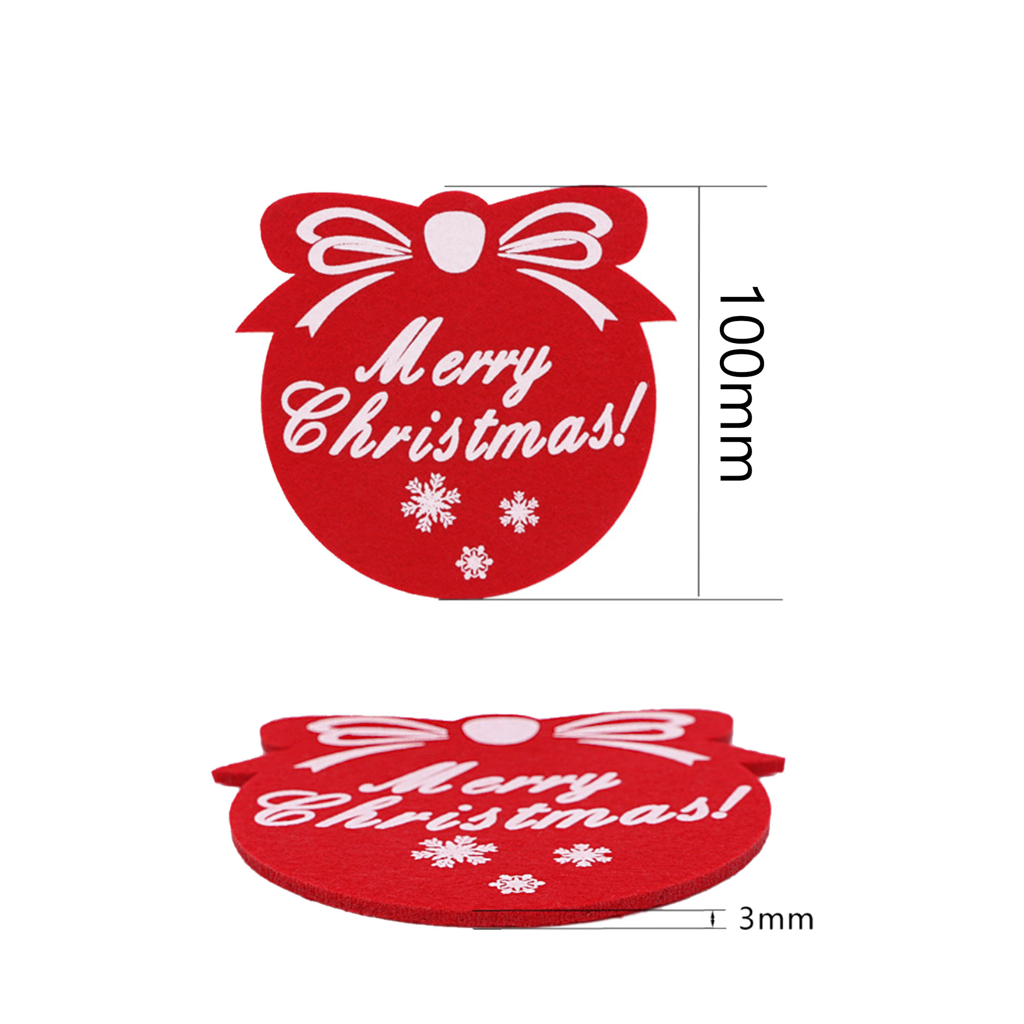 Christmas Felt Coasters 1