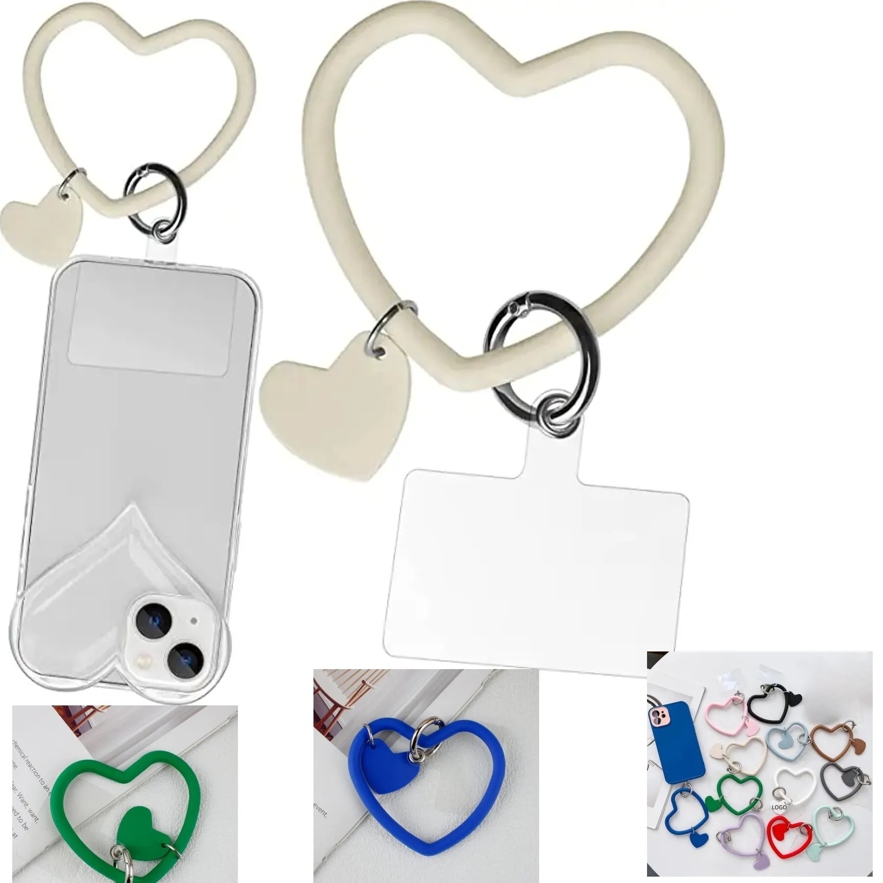 Heart-shaped Phone Lanyard 6