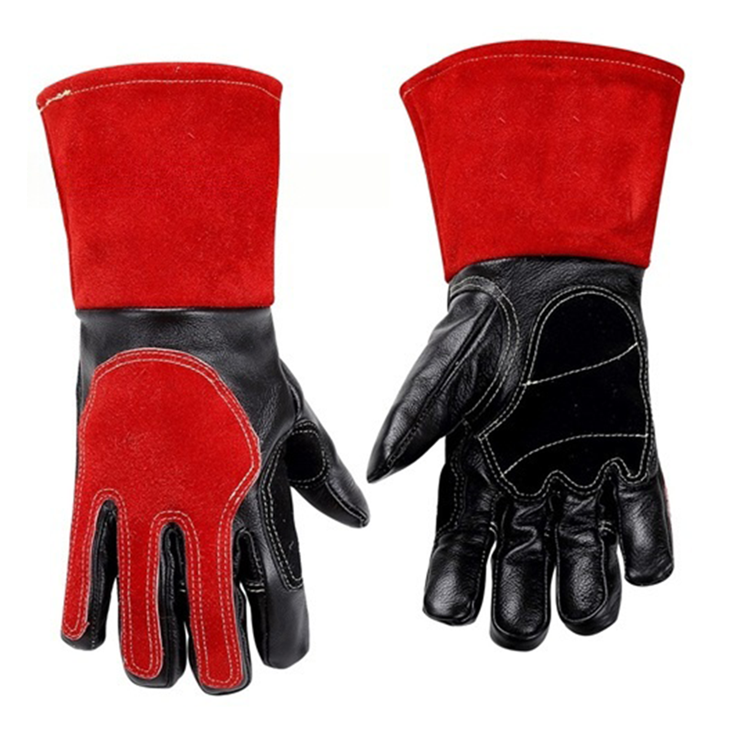 Anti-Impact Leather Welding Mechanic Cut Resistant Gloves 2