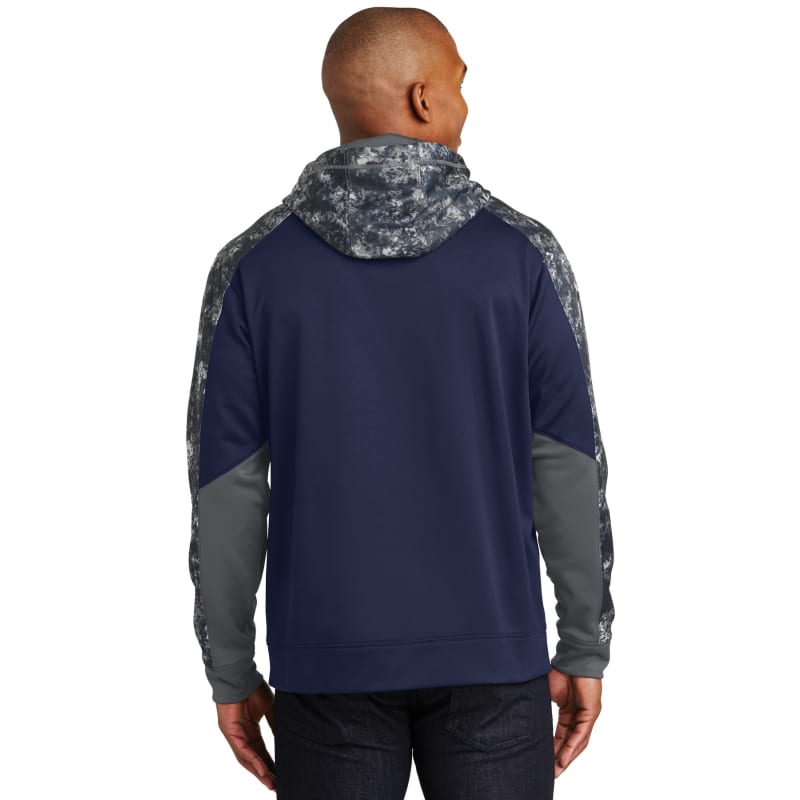 Sport-Tek Sport-Wick Mineral Freeze Fleece Colorblock Hooded Pullover., custom hoodie or sweatshirt with logo imprint 8