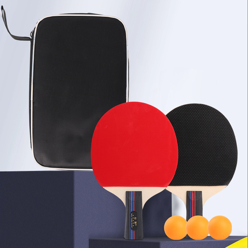 Table Tennis Bat Set Horizontal and Vertical Racket Mixed 5