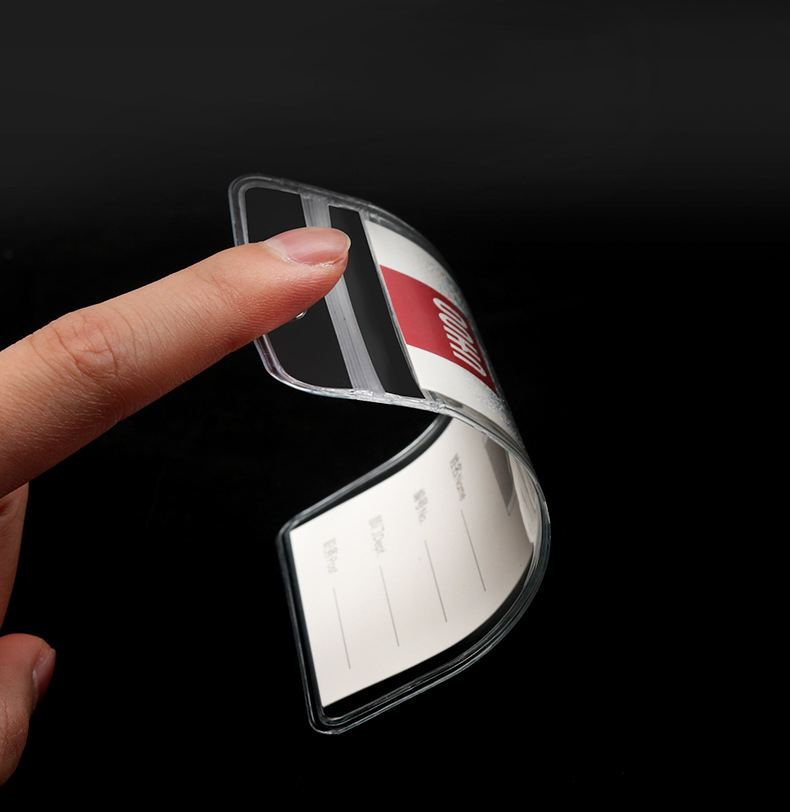 PVC Transparent ID Card Badge Holder 1