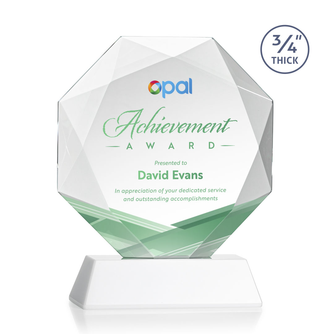 Bradford VividPrint™ Award on Newhaven Base - White 3