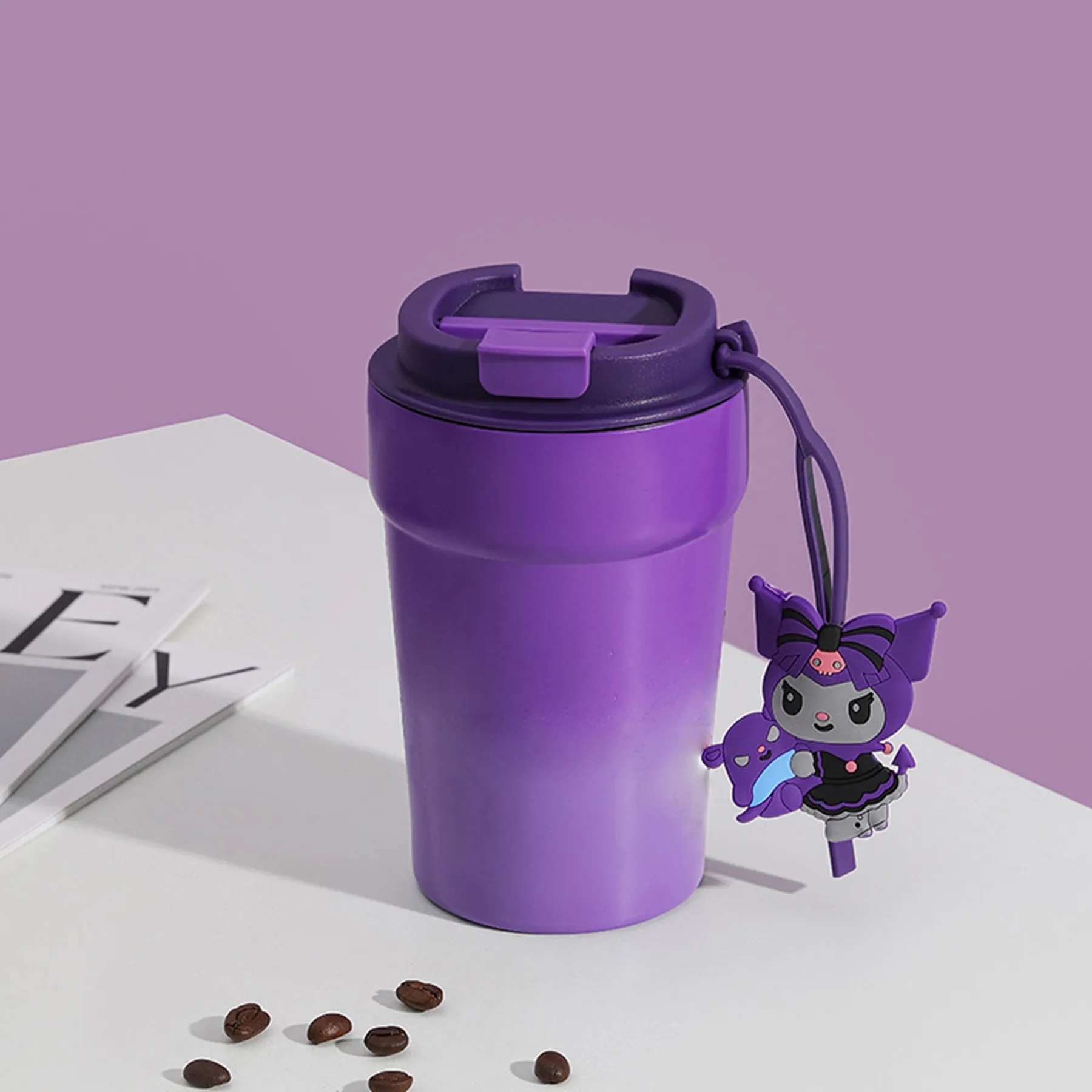 13 Oz. Stainless Steel Insulation Cartoon Coffee Cup 2