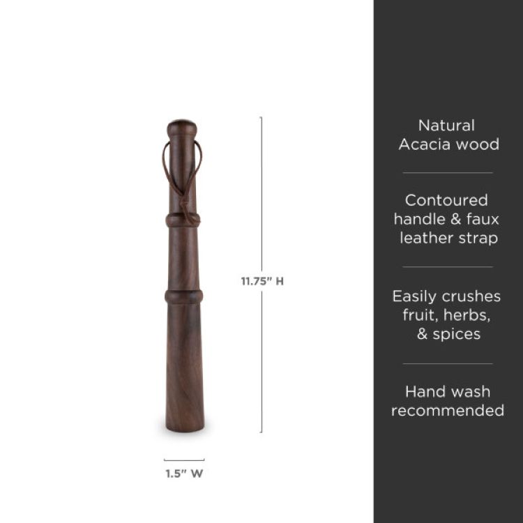 Viski® 12" Acacia Muddler 5