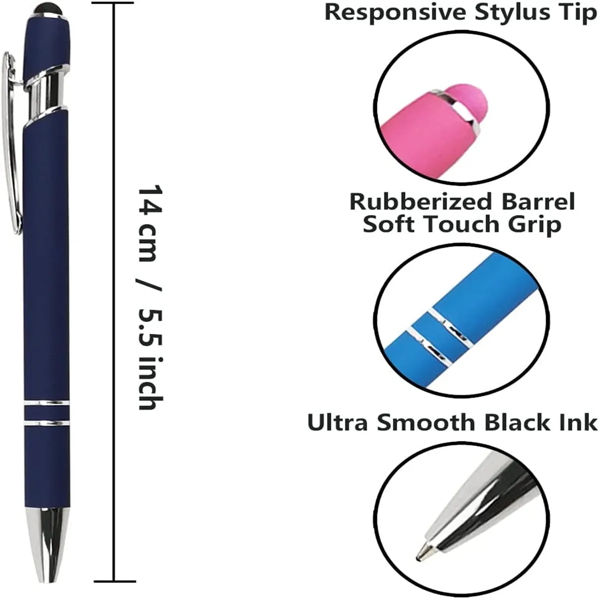 Ballpoint Pen with Stylus Tip 4