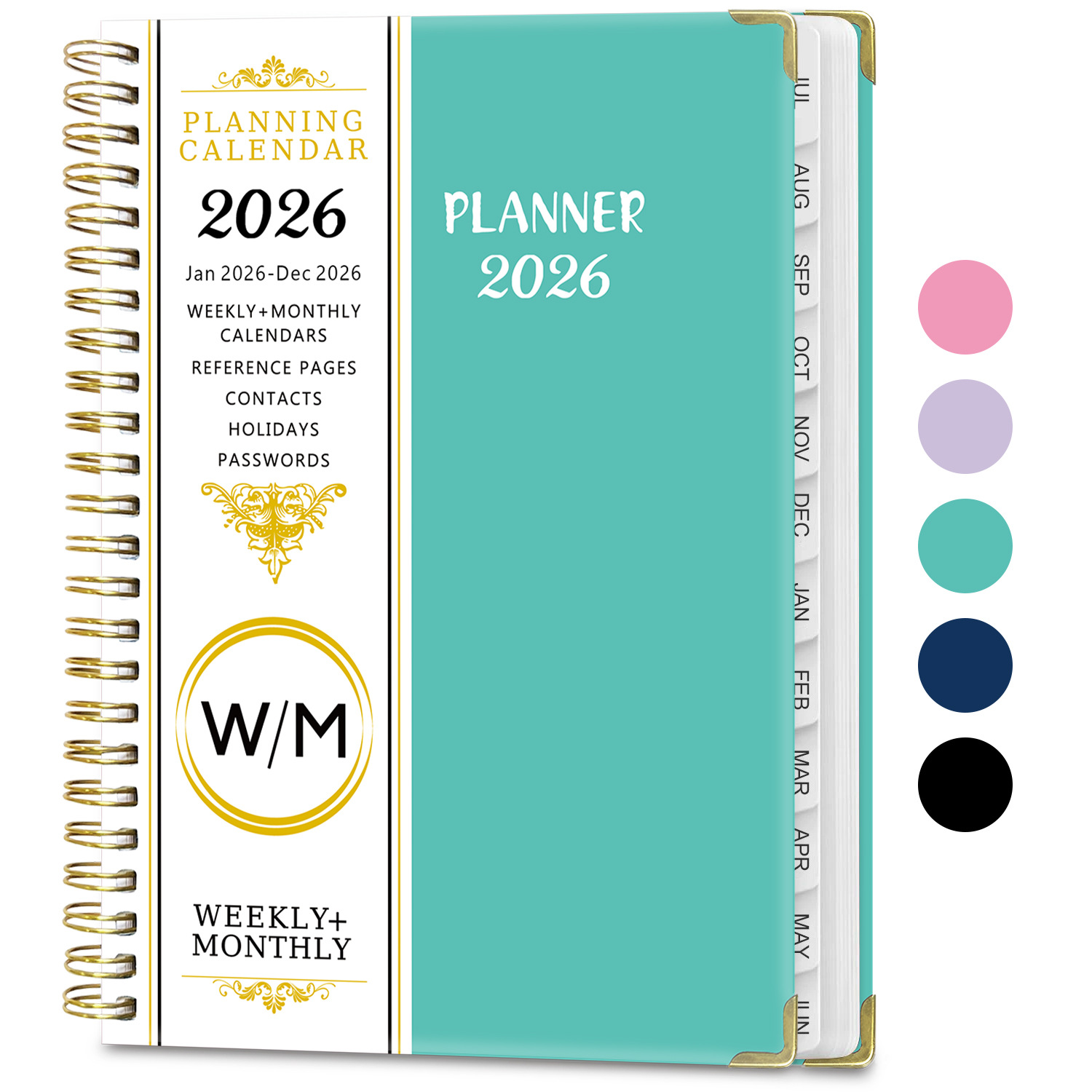 A5 Planner Spiral Notebook For 2026 8