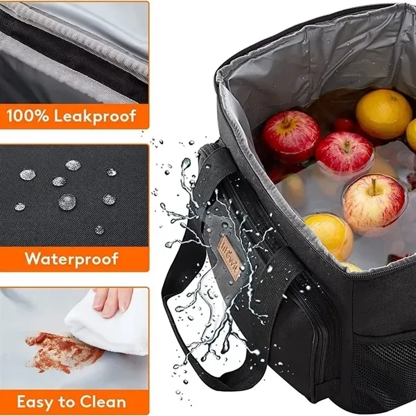 Canvas Portable Insulated Lunch Bag 2