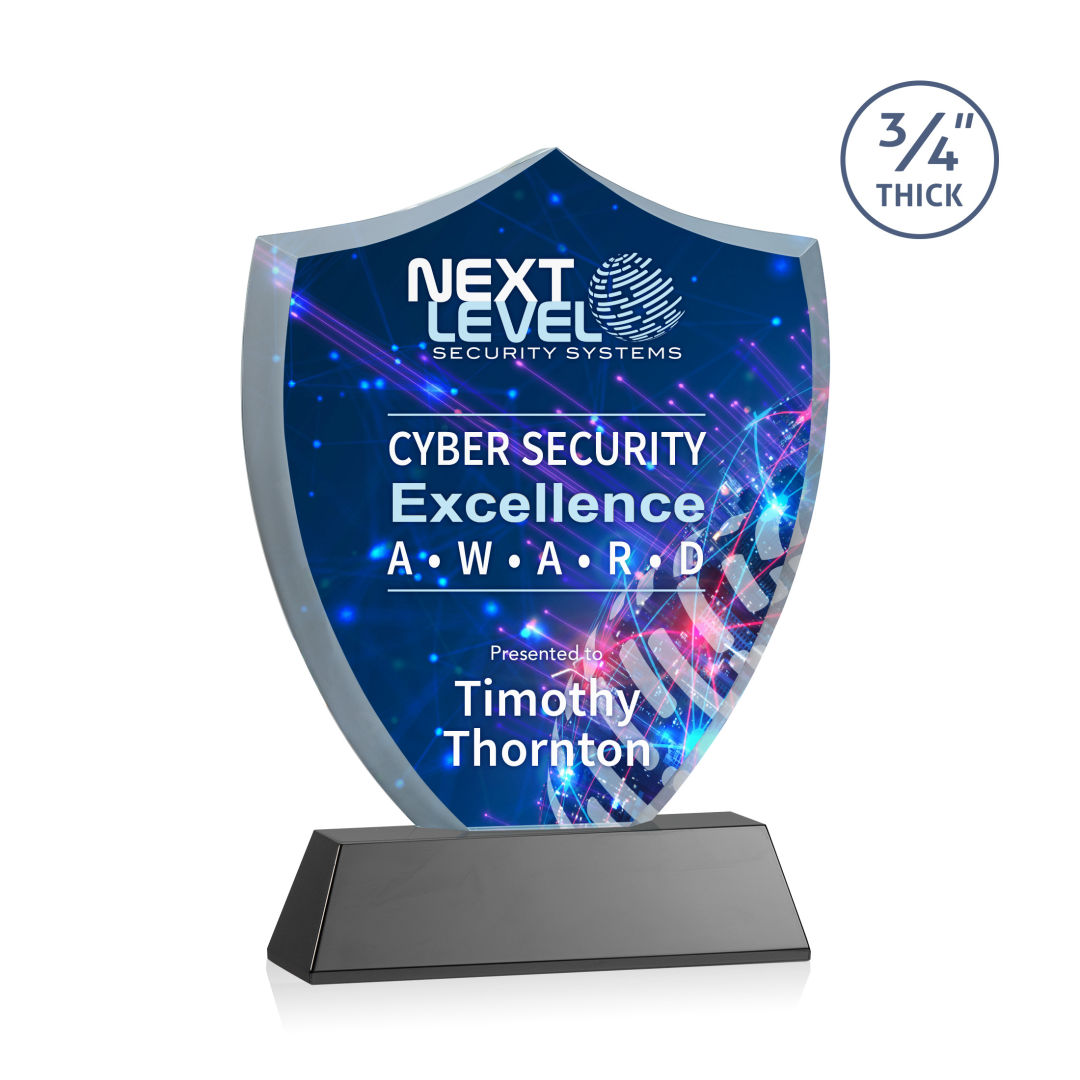Scudo Shield VividPrint™ Award on Newhaven - Black 4