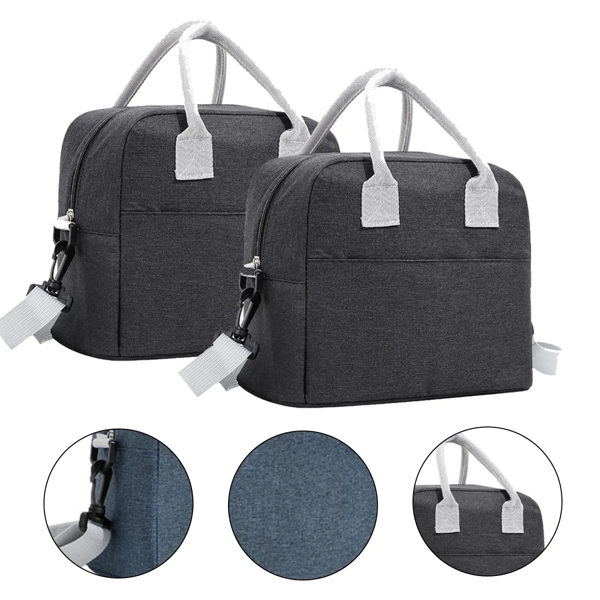 9L Lunch Box Lunch Bag for Women Adults Men, Reusable Cute Lunch Pail bag - Leakproof, Insulated 2