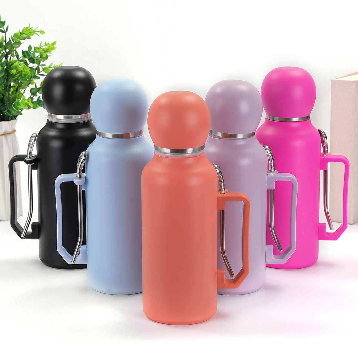 44oz Insulated Stainless Steel Thermos with Handle 2