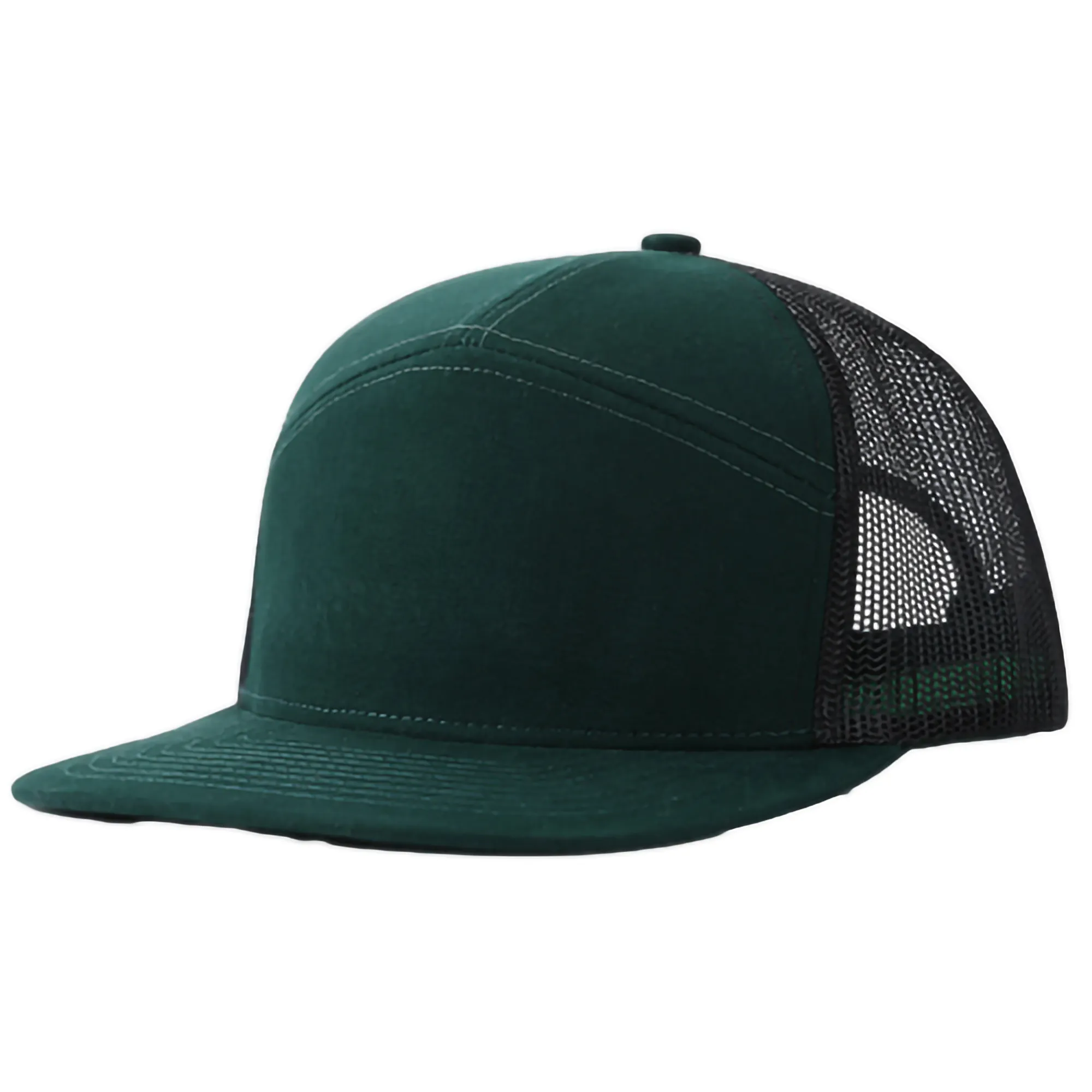 Adult Structured Flat Visor Snapback Cap 7