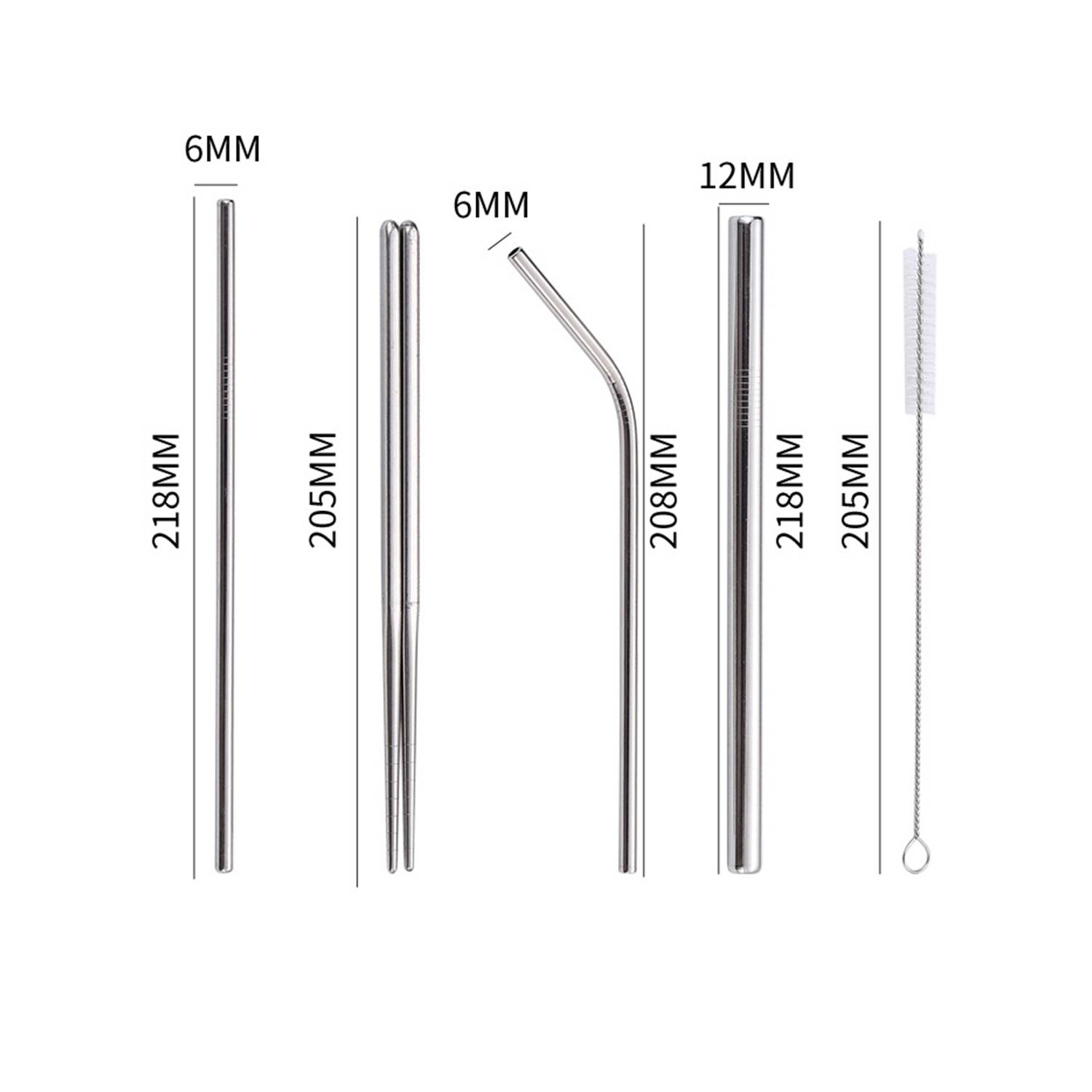 8-pack Travel Stainless Steel Cutlery Set 10