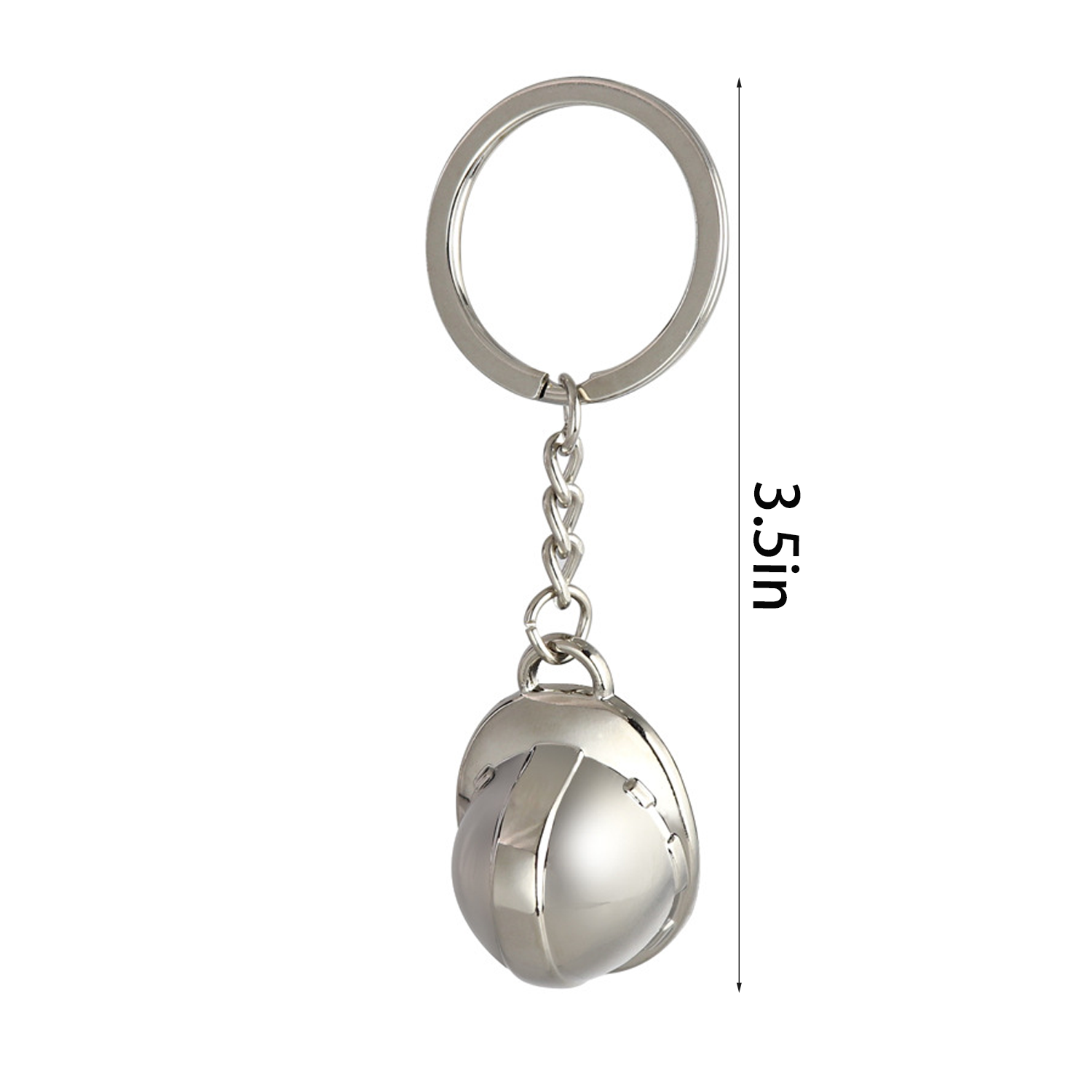 Metal Safety Helmet Keychain 3