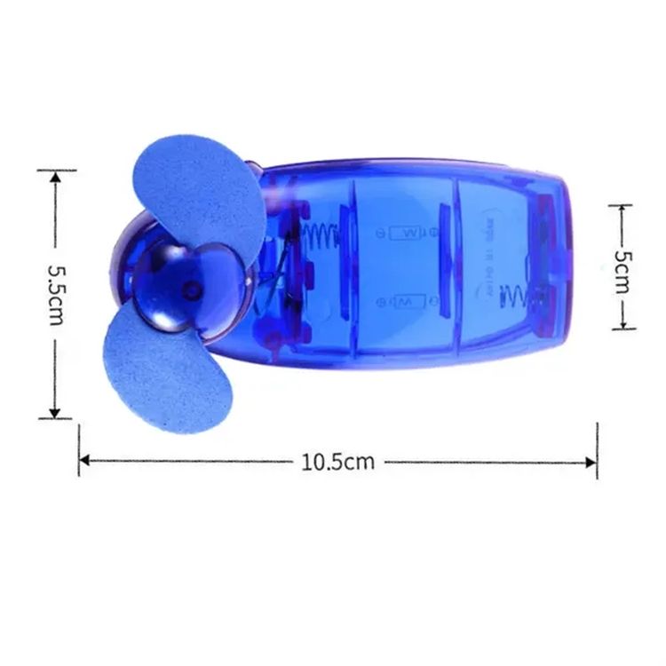 Ultra-Safe Battery-Powered Mini Handheld Fan 2