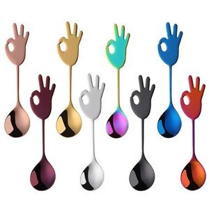 Premium Stainless Steel Measuring Spoons Set 6 Sizes With Silicone Handle 8