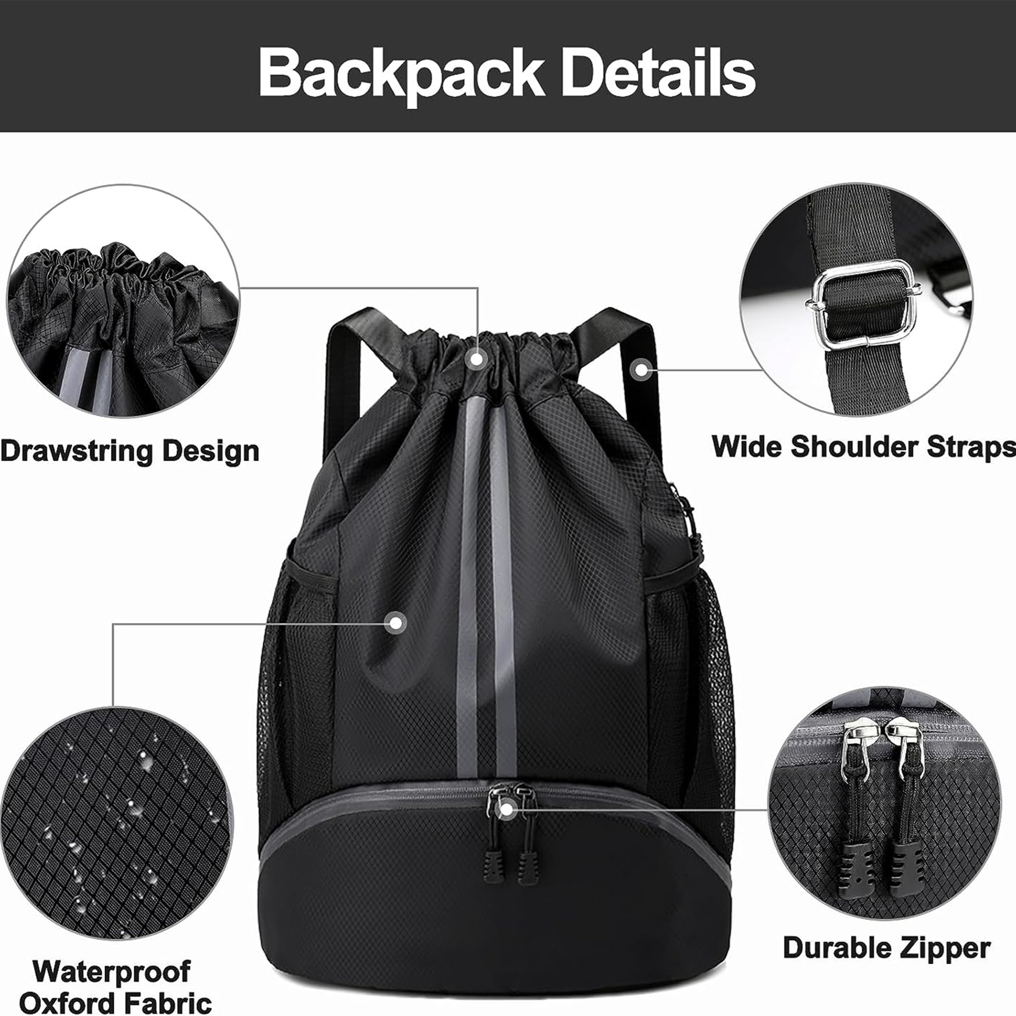 Sports Drawstring Backpack 2