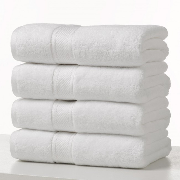 White Cotton Hotel/Bath Towels 4