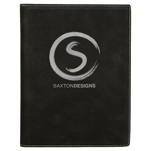 Laserable Leatherette Small Portfolio With Notepad 6
