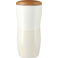 Reno Double Wall Ceramic Tumbler w/Wood Lid 10oz 10