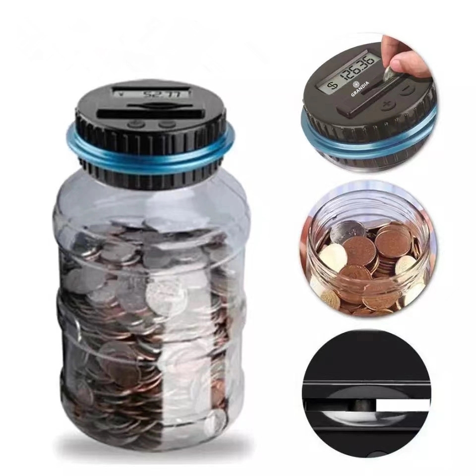 Digital Counting Money Jar With Lock 2