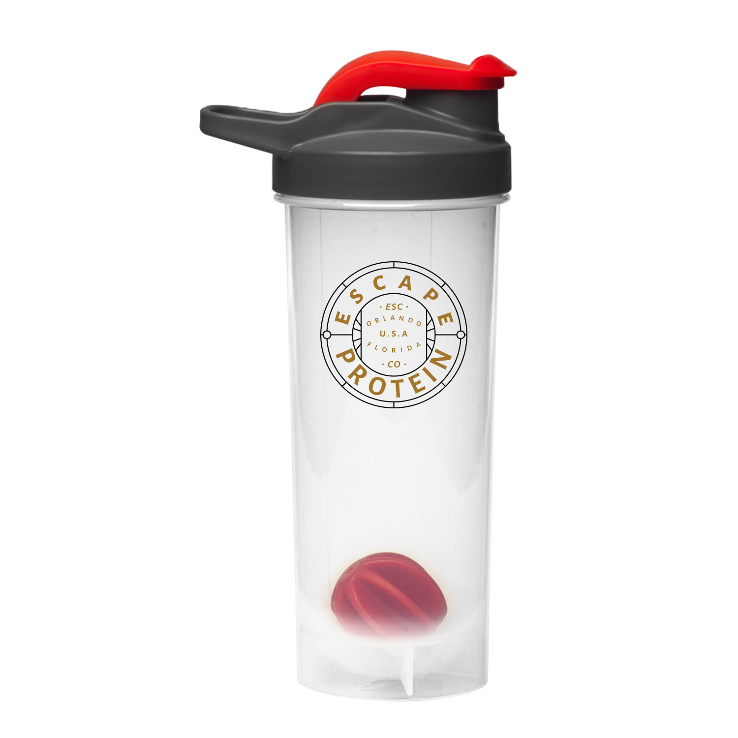 24 oz. Plastic Shaker (2 Color Imprint) 7