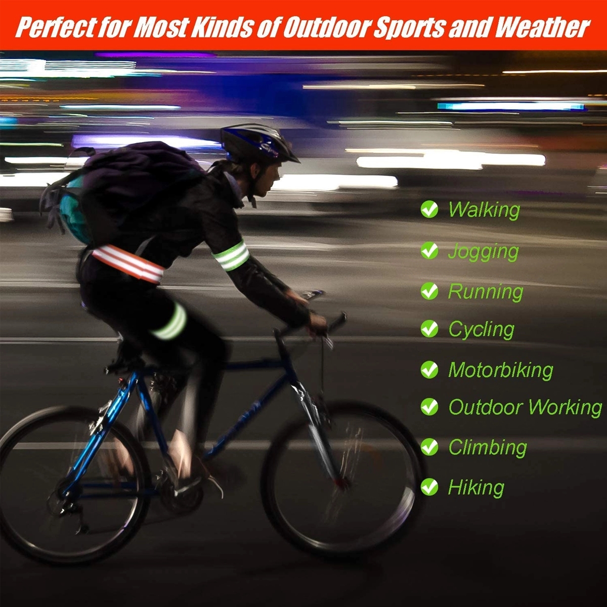 High Visibility Reflective Safety Tape Straps 4