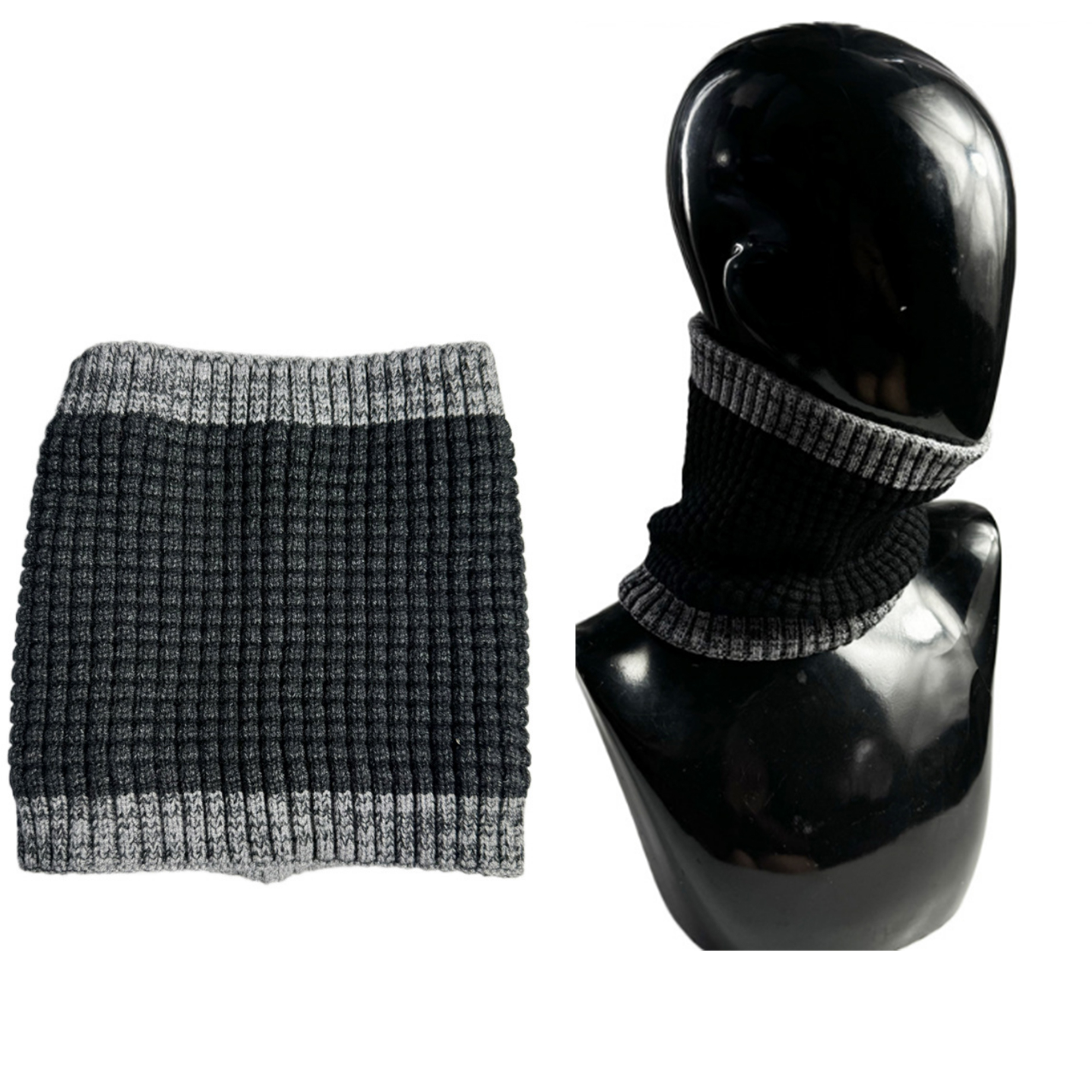 MOQ 50 PCS Flexible Winter Knitted Warm Neck Gaiter 4