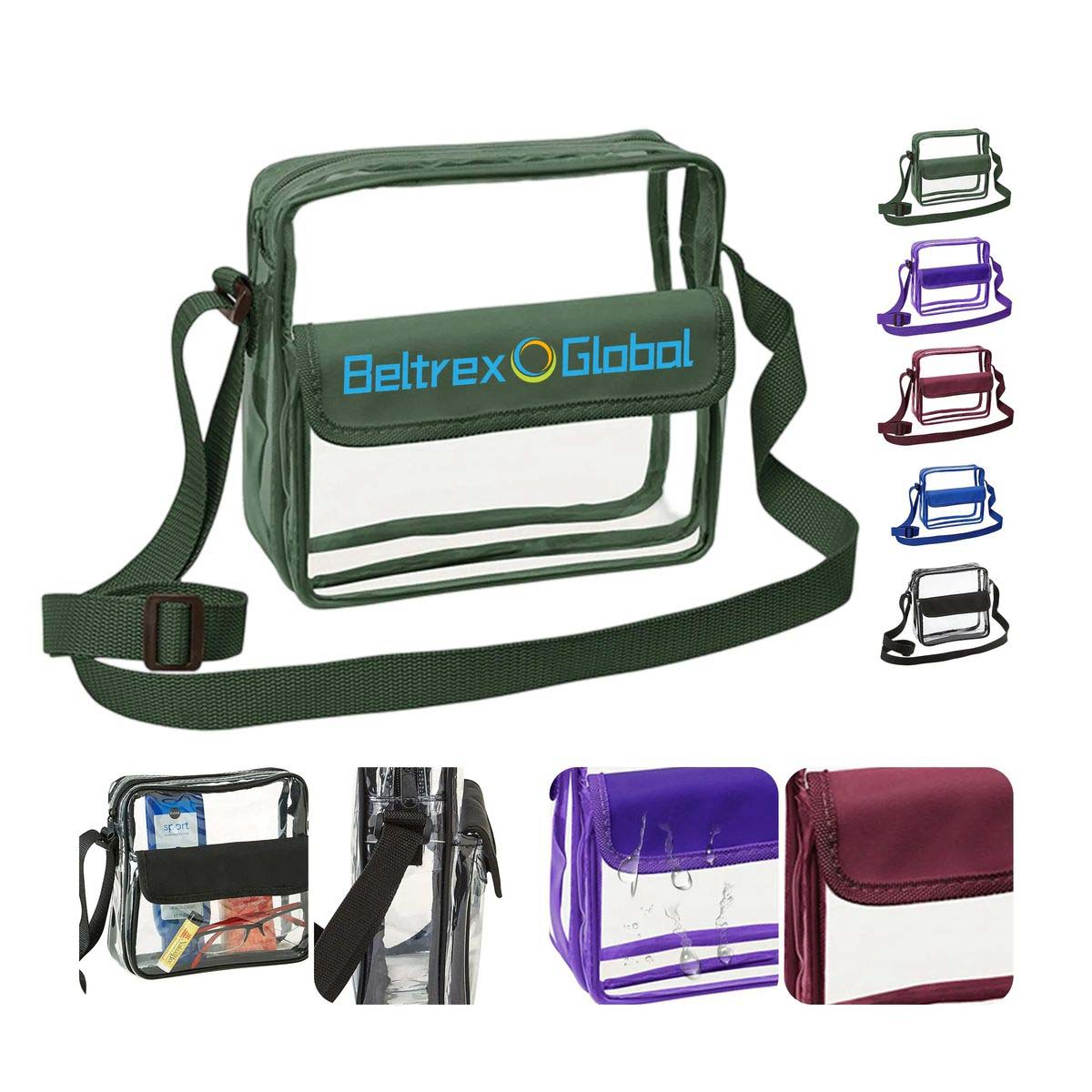 Waterproof Cosmetic Bag with Adjustable Strap 9
