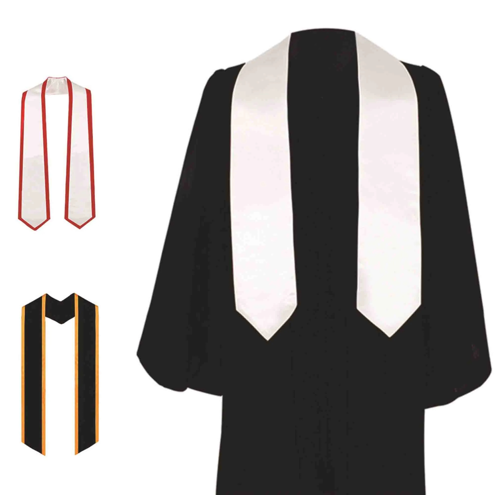 Plain Graduation Stole Colorful 4