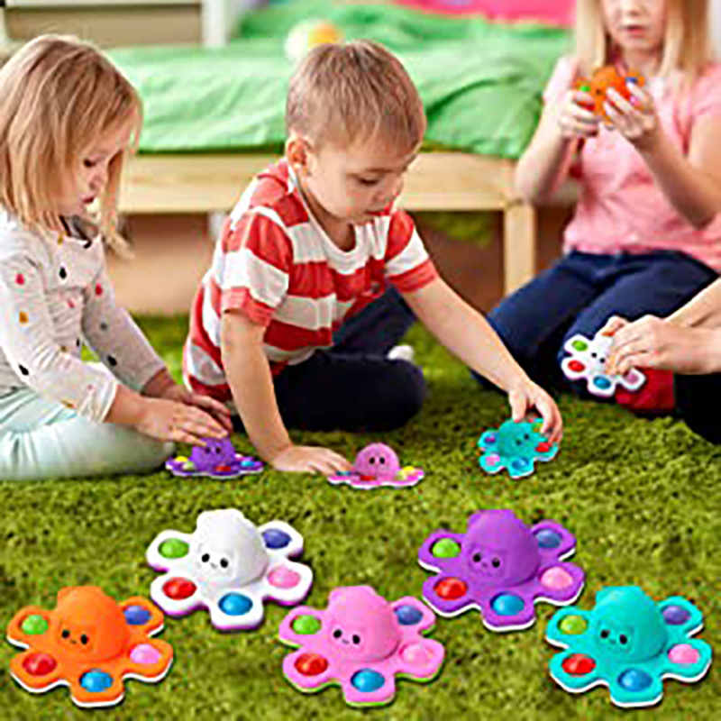 Octopus Face-Changing Bubble Sensory Toy 17