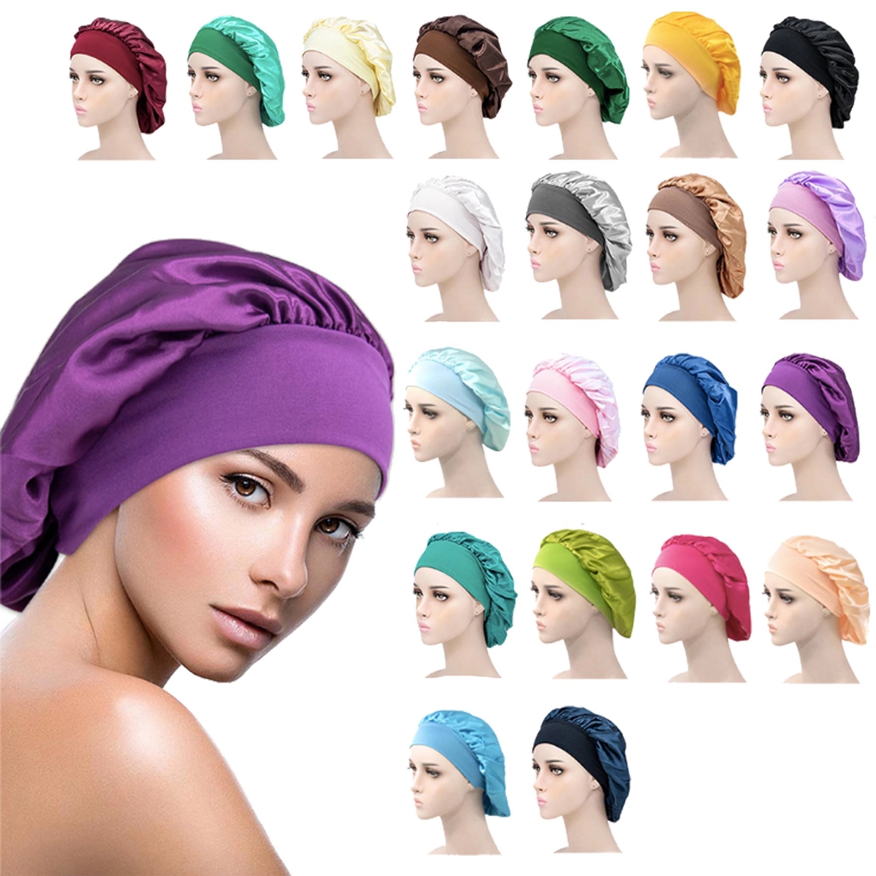 Satin Bonnet Sleep Cap 1