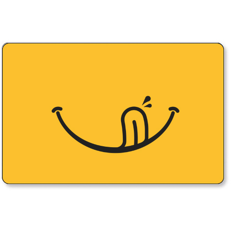 Counter Mat 1/16" White Synthetic Rubber 14" x 22" Rectangle round corners Screen-Printed